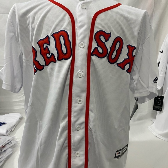 Red Sox #50 Mookie Betts Majestic Player Jersey - Picture 3 of 9